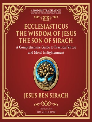 cover image of Ecclesiasticus (The Wisdom of Jesus the Son of Sirach)